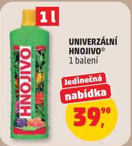 UNIVERZÁLNÍ HNOJIVO, 1 balení