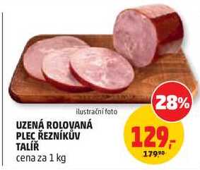 UZENÁ ROLOVANÁ PLEC ŘEZNÍKŮV TALÍŘ, 1 kg