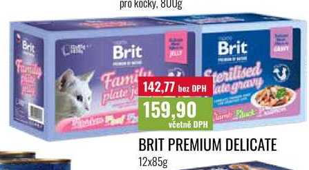 BRIT PREMIUM DELICATE, 12x85g
