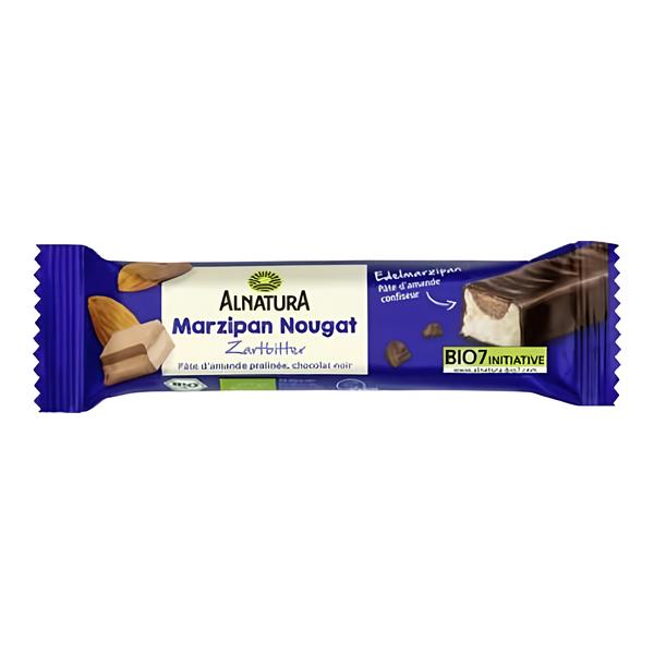ALNATURA BIO Tyčinka marcipánová s nugátem v hořké čokoládě