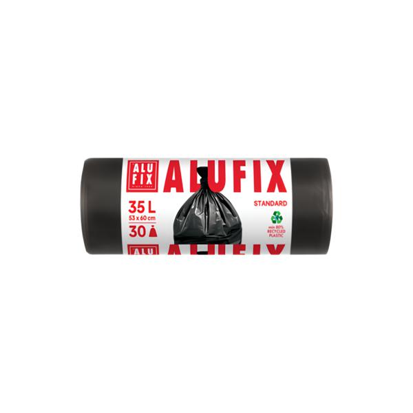 Alufix Pytle na odpadky 35 l, 30 ks, HDPE černé