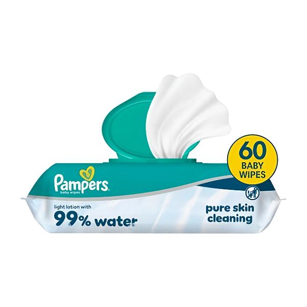 Pampers Ubrousky Aqua Zero Plastic