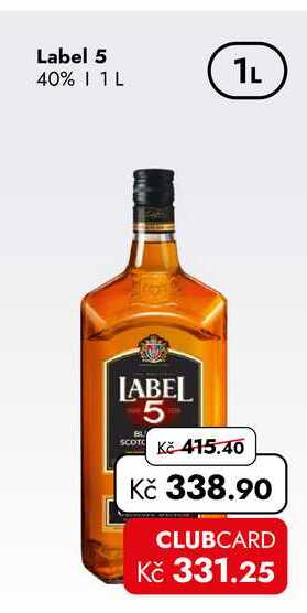 Label 5 40% 1L
