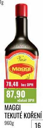MAGGI TEKUTÉ KOŘENÍ, 960g