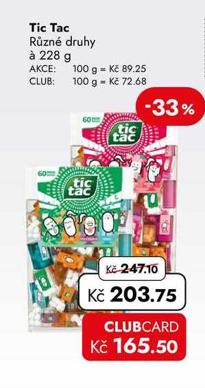 Tic Tac 228 g