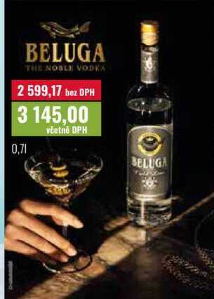 BELUGA THE NOBLE VODKA 0,7l