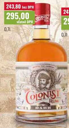 COLONIST DARK RUM 0,7l