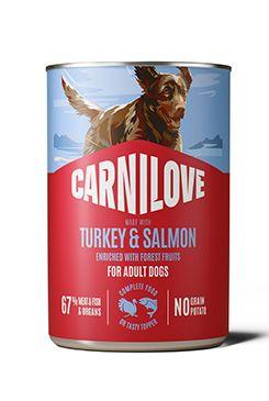 Carnilove Dog Can Paté Turkey&salmon 400g