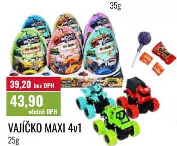 VAJÍČKO MAXI 4v1, 25g