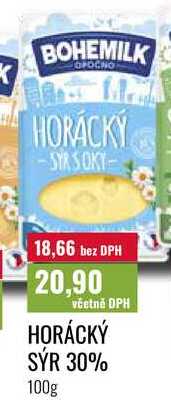 HORÁCKÝ SÝR 30% 100g