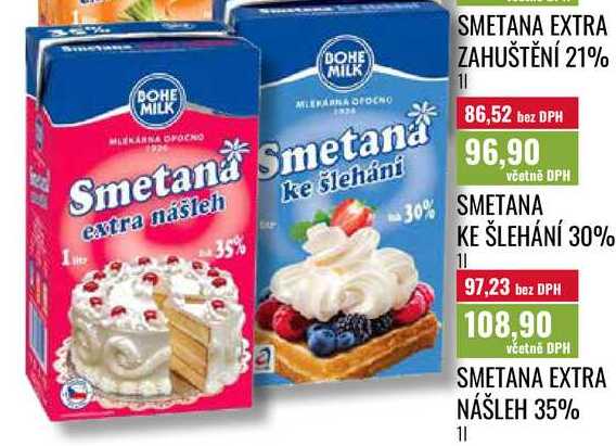 SMETANA EXTRA NÁŠLEH 35% 1l