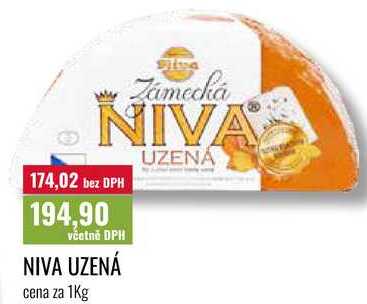NIVA UZENÁ cena za 1kg