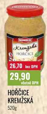 HOŘČICE KREMŽSKÁ 520g