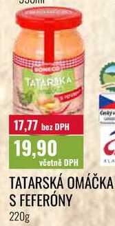 TATARSKÁ OMÁČKA S FEFERÓNY 220g 