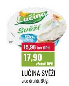LUČINA SVĚŽÍ 80g