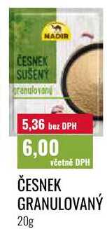 ČESNEK GRANULOVANÝ 20g