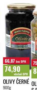 OLIVY ČERNÉ 900g