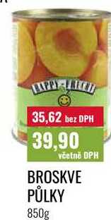 BROSKVE PŮLKY 850g