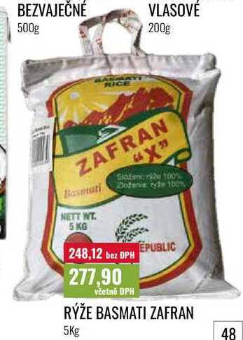 RÝŽE BASMATI ZAFRAN 5Kg