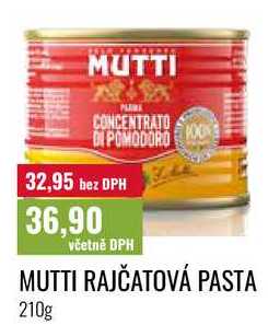 MUTTI RAJČATOVÁ PASTA 210g