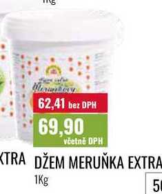 DŽEM MERUŇKA EXTRA 1Kg 