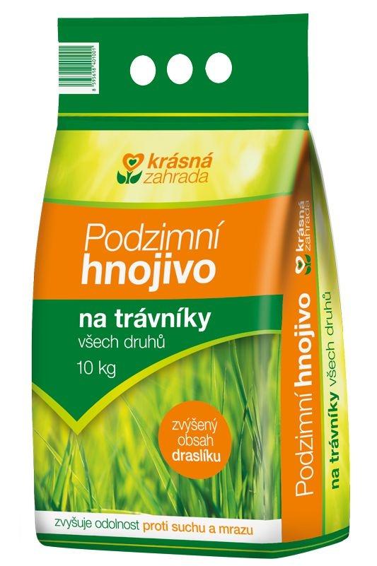 Krásná zahrada Podzimní hnojivo na trávníky, 10 kg