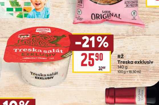RŽ Treska exklusiv 140 g
