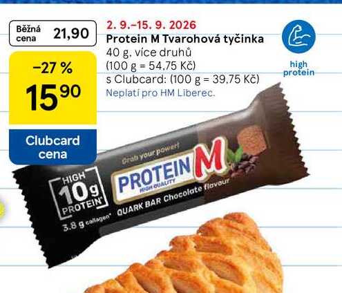 Protein M Tvarohová tyčinka, 40 g 