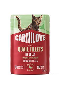Carnilove Cat Pouch Jelly Quail Dandelion 85g