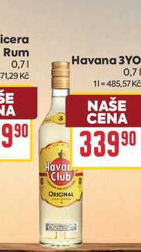 Havana 3YO 0,7l