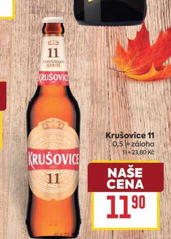 Krušovice 11 0,5l