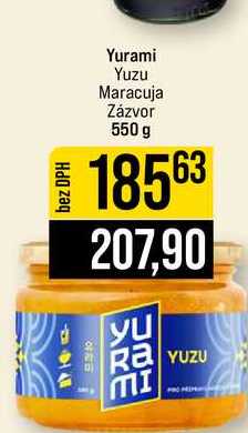 Yurami Yuzu Maracuja Zázvor 550 g
