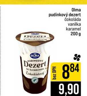 Olma pudinkový dezert čokoláda vanilka karamel 200 g