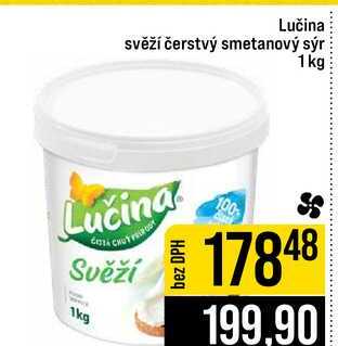 Lučina svěží čerstvý smetanový sýr 1kg