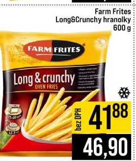 Farm Frites Long&Crunchy hranolky 600 g 
