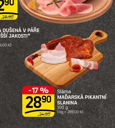 MAĎARSKÁ PIKANTNÍ SLANINA 100 g