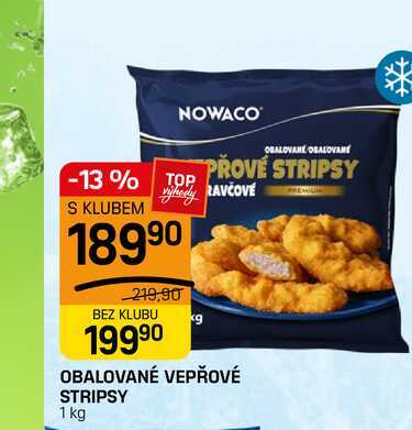 OBALOVANÉ VEPŘOVÉ STRIPSY 1 kg 