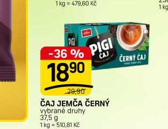 ČAJ JEMČA ČERNÝ vybrané druhy 37,5 g