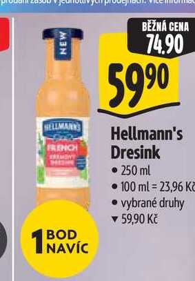 Hellmann's Dresink 250 ml