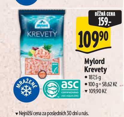   Mylord Krevety 187,5 g  