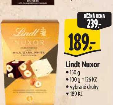   Lindt Nuxor 150 g 