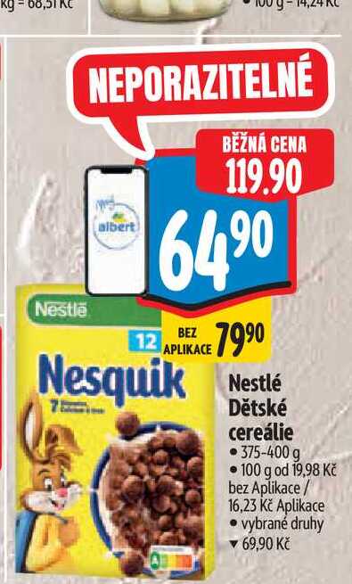 Nestlé Dětské cereálie 375-400 g