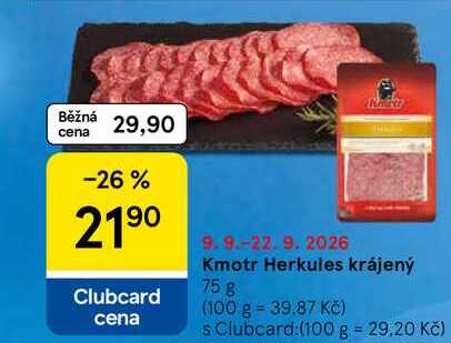 Kmotr Herkules krájený, 75 g