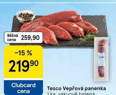 Tesco Vepřová panenka, 1 kg