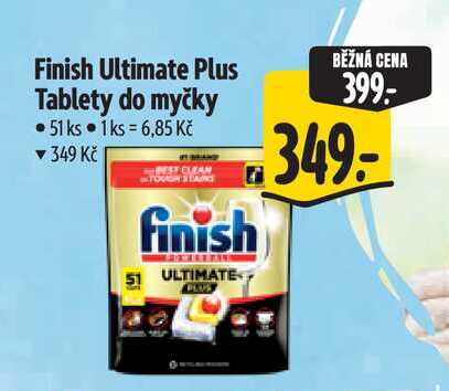 Finish Ultimate Plus Tablety do myčky 51 ks 