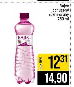 Rajec ochucený různé druhy 750 ml