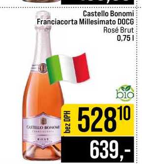 Castello Bonomi Franciacorta Millesimato DOCG Rosé Brut 0,75l