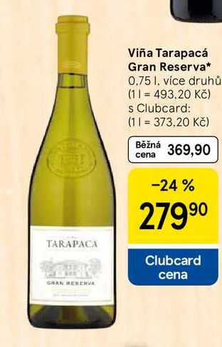 Viña Tarapacá Gran Reserva, 0.75 l, více druhů