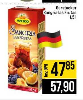 Gerstacker Sangria las Frutas 1,5l