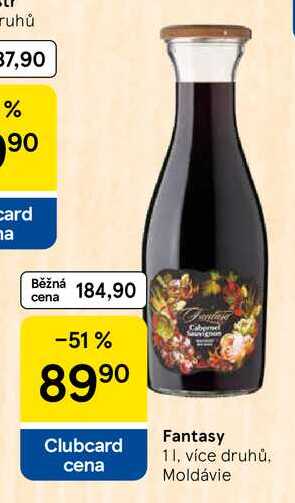 Fantasy, 1 l, více druhů, Moldávie